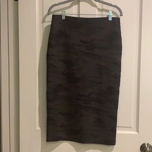 Camo Pencil Skirt